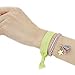 ALICE 25 Pack Knotted Hair Ties Mix Color Print Design Ponytail Holders
