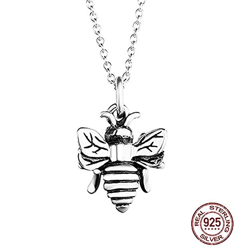 Bee Jewelry 925 Sterling Silver Honeybee Crystal Bumble Bee
