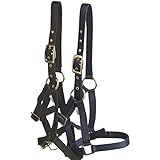 Jährling Halfter dunkelblau| Nylonhalfter für Jährlinge | Jährlingshalfter