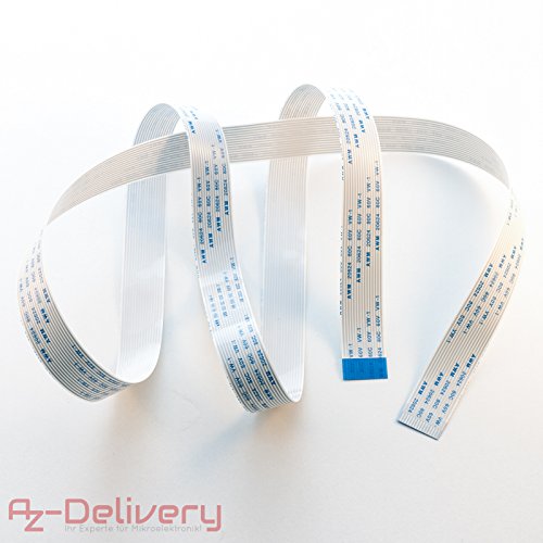AZDelivery Repuesto Flex Cable 100 cm para Raspberry Pi C  mara Pantalla  100cm 