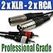 Price comparison product image Dual 1.5m | 2 x XLR Male Plug To 2 x RCA Phono | 263