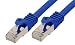 Produktbild Patchkabel mit Rastnasenschutz, Cat. 7 S/FTP PiMF halogenfrei (LSOH), 600MHz, blau, 0,5m, Good Connections® im BLISTER
