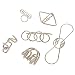 Magideal 18PCS IQ Brain Teasers Metal Puzzle Rings Game Manipulate to Separate Gift RS.710.00