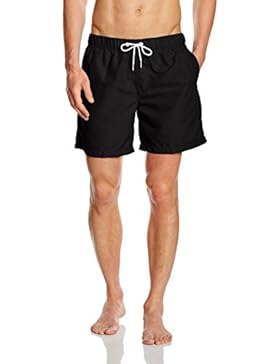 Miami Beach Swimwear Herren Badeshorts in Unifarben
