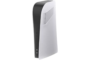 LAMALA Plaque frontale avec aérations de refroidissement pour Playstation5 Édition numérique Coque de rechange en ABS rigide Accessoires Dissipation de chaleur Trou de refroidissement Remplacement pour avant