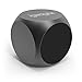 Produktbild igadgitz Al Series: 'The Cube' Tragbar Wireless Stereo Bluetooth Gestrichenes Aluminium Reise Lautsprecher Speaker (3W Power mit starken Bass, Bluetooth 3.0) in Matt Schwarz