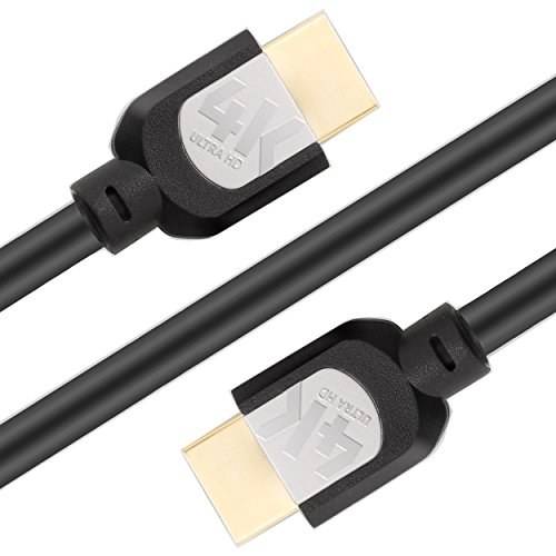 Sentivus 4K HDMI Kabel 5m (Ultra HD, 3D und ARC) auf HDMI 1.3, 1.4 und 2.0 kompatibel mit High Speed Ethernet und 3-fach Schirmung schwarz - 5