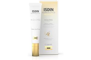ISDIN Isdinceutics K-Ox Eyes (15 ml) | Crème Contour des Yeux | Élimine Poches et Cernes | Applicateur en Céramique Effet Froid