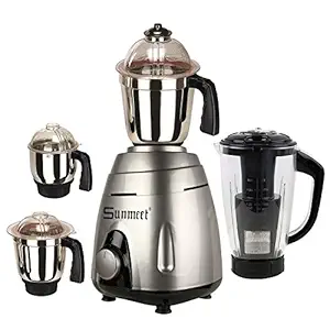 Sunmeet 20-XN2V-4KX2-R-Re 800W Juicer Grinder With Jar, Grey