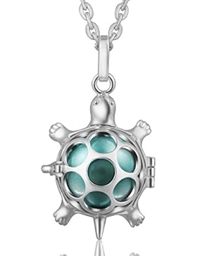 Eudora Harmony Ball Kette Halskette Medaillon Anhänger Mexikanische Bola Schwangerschafts Lucky Schmuck Silber