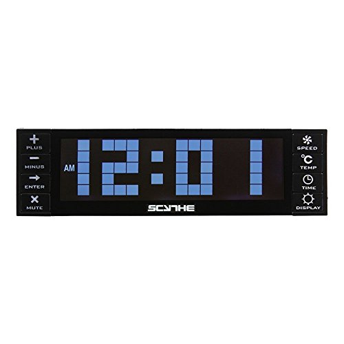Scythe Kaze Chrono – Fan Speed Controller (schwarz, LCD, Tasten, Active, 0–9990 U/min, 12h) - 3