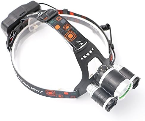 Seitor USB Rechargeable LED Headlamp Super Bright Zoomable 4 Modes LED Head Torch Lightweight and Comfortable Head Light Great for Hiking Running Walking