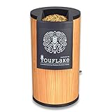 Dank der schnellen FLOCKLEISTUNG von 110 g/min dauert das Flocken einer Portion MÜSLI nur ca. 30-45 SEKUNDEN. Die REINIGUNG ist dank der abnehmbaren, magnetisch befestigten Front KINDERLEICHT.