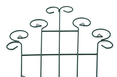 CLP Pflanzen Metall-Rankgitter TRIENT, Größe: 105 x 45 cm, Stabstärke 1 cm grün - 6