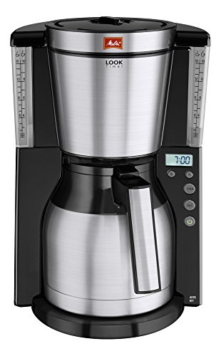 Melitta 1011-16 Look IV Therm Timer Coffee Filter Machine - Black