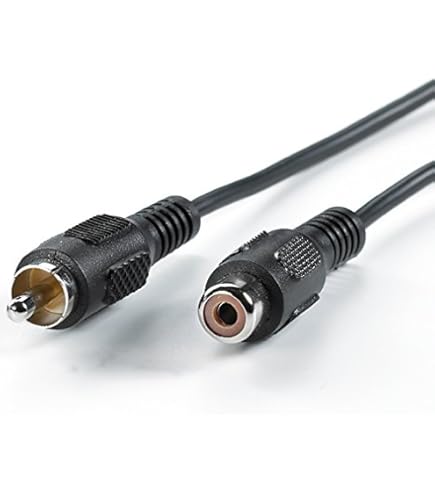 LogiLink Audio cable 1x Cinch male to 1x Cinch female, 5m