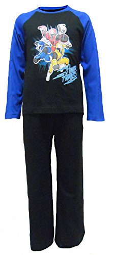 TDP Textiles Power Rangers Action Boys Pyjamas Blue