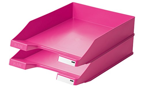 HAN 1027-S-56, Briefablage KLASSIK, Trend Colour, Modern, Schick und Hochglänzend, 6er Packung, pink - 2