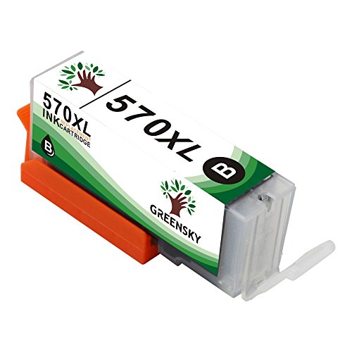GREENSKY Kompatible Ersatz für Canon PGI-570XL CLI-571XL Tintenpatronen 6er Pack (2PGBK 1BK 1C 1M 1Y) für Canon Pixma MG5750 MG6865 MG5751 MG5752 MG5753 MG6850 MG6851 MG6852 MG6853 TS5050 TS5051 TS5053 TS5055 TS6050 TS6051 TS6052 Drucker - 4
