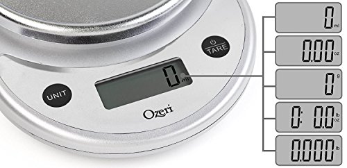 Ozeri Pronto Digital Multifunction Kitchen and Food Scale, Elegant Chrome by Ozeri - 2