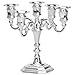Produktbild silberkanne Kerzenständer Kerzenleuchter 5 flammig achteckig H 27cm Silber Plated versilbert