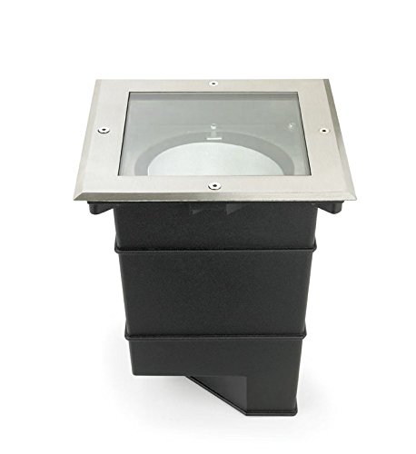 Preisvergleich Produktbild Einbauleuchte Gea quadratisch 120 mm Stahl