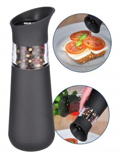 Gravidus Elektrische Salzmühle / Pfeffermühle mit Kippsensor und Lichtfunktion