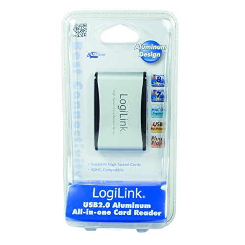 LogiLink Cardreader USB 2.0 external Alu - 3