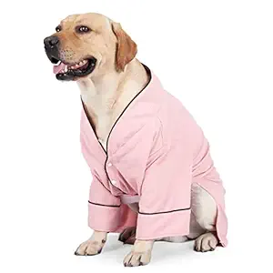 Dog Bath Robe Pajamas Pet Spa Drying Robes Sleepwear for Small Medium Large Dogs