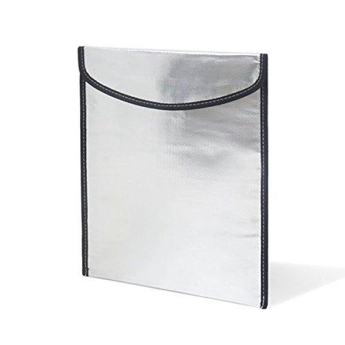 Preisvergleich Produktbild LWYANG 34x26cm Double-Layer-Aluminiumfolie Glasfasergewebe Feuerfeste LiPo-Batterie Sicherheit Schutztasche Spielzeugzubehör Werkzeug