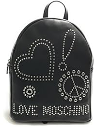 Love Moschino Sign & Studs Mochila negro