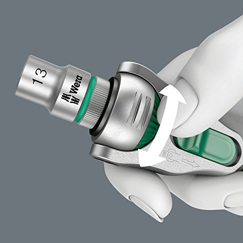 Wera Kraftform Kompakt Zyklop Speed, 1/4″-Antrieb, zöllig, 26-teilig, 05051045001 - 6