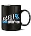 Produktbild Golebros BMX Evolution Radsport 551 Geburtstag Geschenk Fun Tasse Becher Kaffeetasse Kaffeebecher Schwarz-Blau