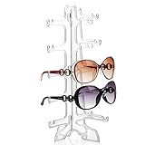 Exhibición acrílico de lentes para 5 gafas o gafas de sol Organizador...