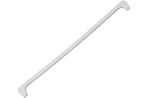 sparefixd Estante frontal de cristal blanco de plástico para frigorífico Beko, 496 mm