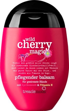 Handcreme / Balsam TREACLEMOON - WILD CHERRY MAGIC (Aprikosenöl + Vitamin E / 75 ml) VEGANES PRODUKT