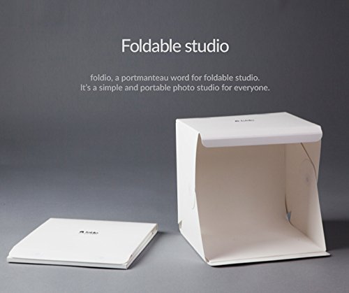 Foldio: Portable Studio Box, Foldable Light Box for Smartphone Photography