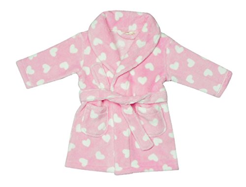 BABY GIRLS HEART DRESSING GOWNS
