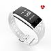 Produktbild Fitness Tracker mit Herzfrequenz-Monitor, ESOOR Bluetooth 4.0 Smart Armband Fitness Band Activity Tracker Wasserdicht Schwimmen Wristband Schrittzähler für Android iOS Handys