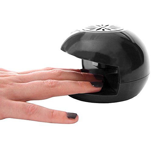 Promobo - secca unghie elettrico design City smalto asciugatura rapida Nero