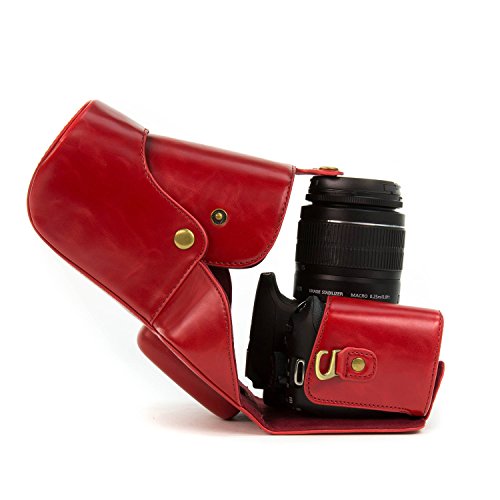 MegaGear toujours pr t RED Camera Case de protection en cuir Sac pour Canon Rebel T6 T5i 700D 18-55 EST 18-135 IS Canon Rebel T4i 650D 18-55 18-135 IS RED reviews MegaGear toujours pr t RED Camera Case de protection en cuir Sac pour Canon Rebel T6 T5i 700D 18-55 EST 18-135 IS Canon Rebel T4i 650D 18-55 18-135 IS RED