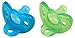 The First Years 2 Pack GumDrop Newborn Pacifier, Blue/Green