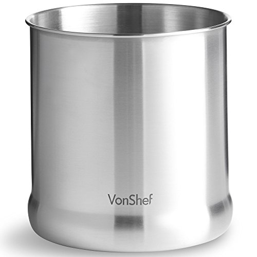 VonShef 17,5 CM Utensilienhalter Kochutensilien Halter Edelstahl - 4