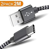 GERETIN Cable USB C Bueno calidad: Tener el soporte técnico más superior para proteger la seguridad del producto .Por lo que tiene una buena experiencia de compra. Cable Tipo C trenzado de Nylon añade durabilidad y que hace que sobreviva fácilmente al uso diario. Aluminio conectores con resistencia de 56 K garantiza una carga segura