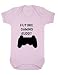 Future Gaming Buddy Playstation Controller Style Parody Gamer Parents Gift Baby Grow Vest