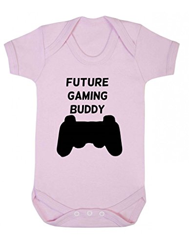 Future Gaming Buddy Playstation Controller Style Parody Gamer Parents Gift Baby Grow Vest