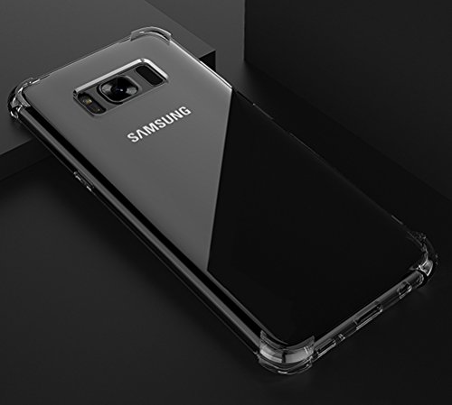 WindCase Galaxy S8 Plus Funda  Ultra Slim Case Cristalina Clara Transparente Carcasa Gota Protecci  n TPU Protectora para Samsung Galaxy S8 Plus