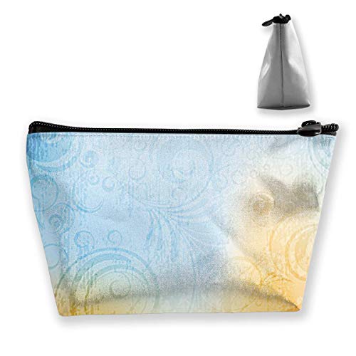 Cold and Despair Women Cosmetic Bags Portable Pouch Trapezoidal Storage Bag Travel Bag with Zipper