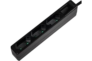 LogiLink LPS229B 3-vägs grenuttag (eurobuch) – CEE 7/16 med barnsäkring