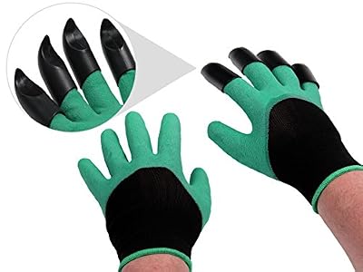 Alsino Gants de jardinage avec griffes Jardin Gants de travail étanche point sûre 1 Paire de ALSINO GH 001